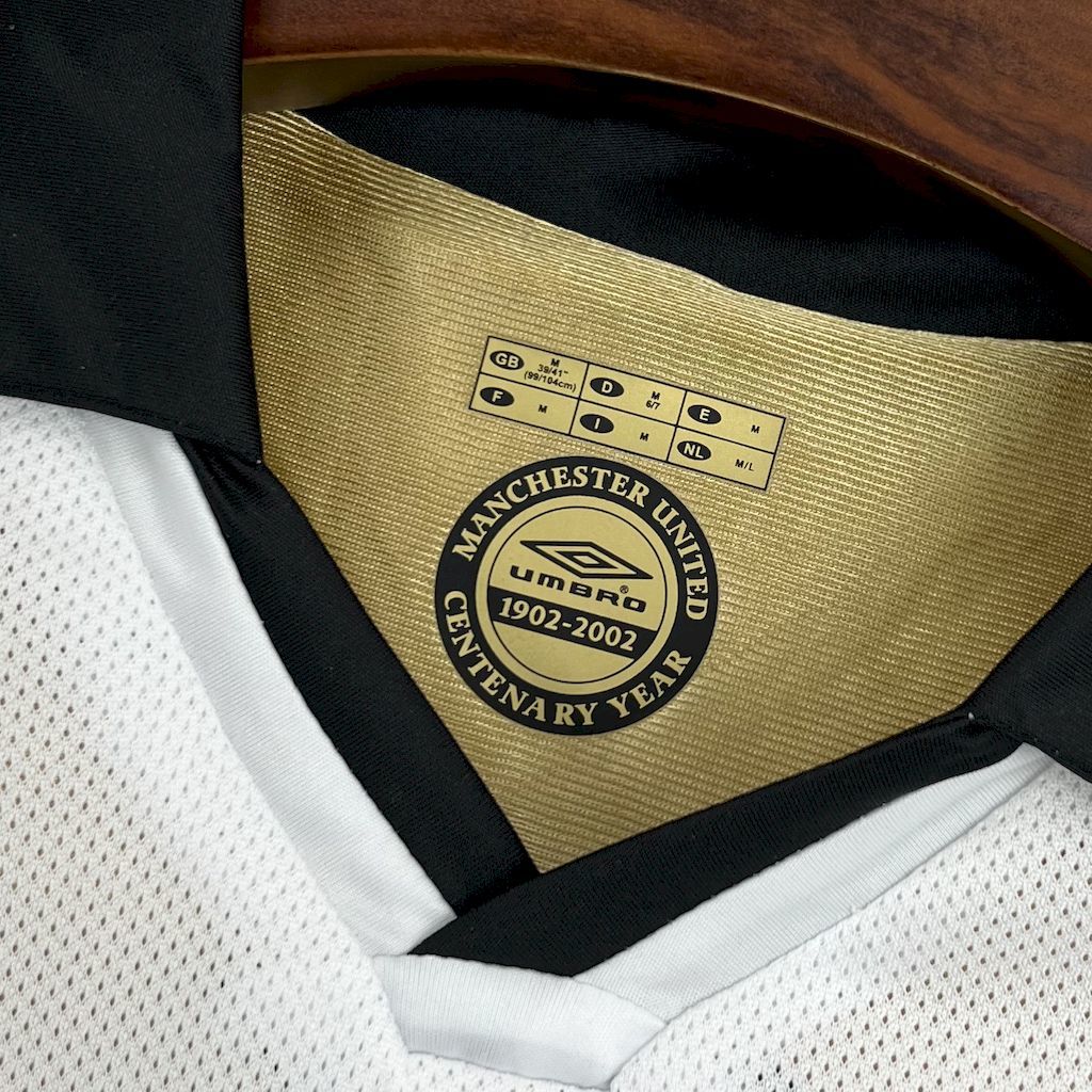 Manchester United Maillot Extérieur Retro 01/02