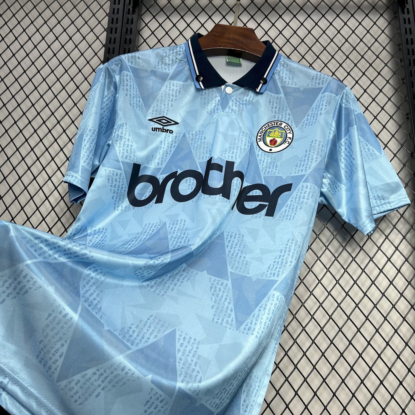 Manchester City Maillot Domicile Retro 90/91