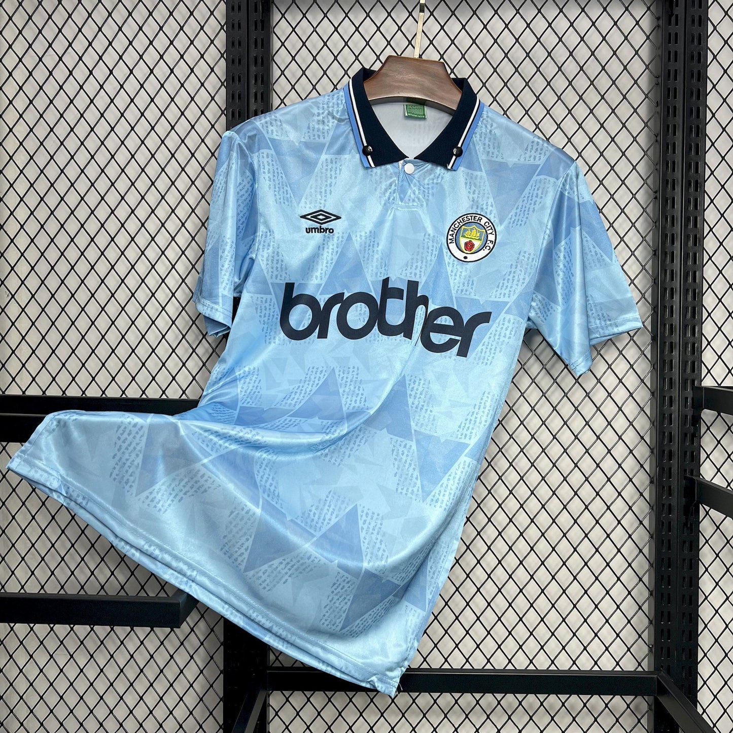 Manchester City Maillot Domicile Retro 90/91