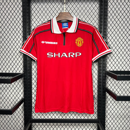 Manchester United Maillot Domicile Retro 98/99
