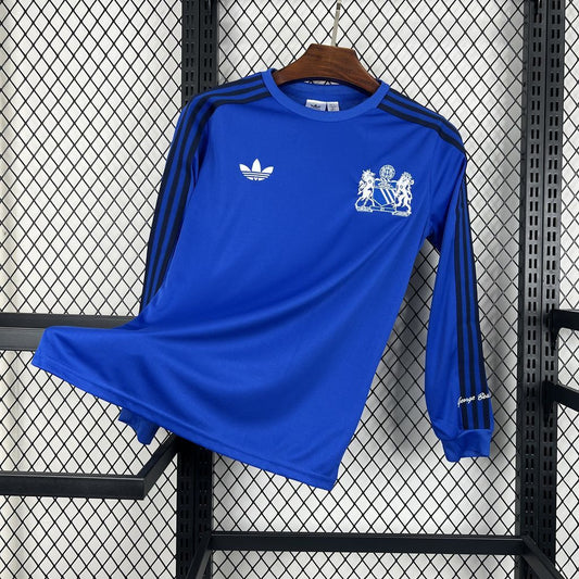 Manchester United Maillot Retro Manches Longues 24/25