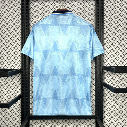 Manchester City Maillot Domicile Retro 90/91