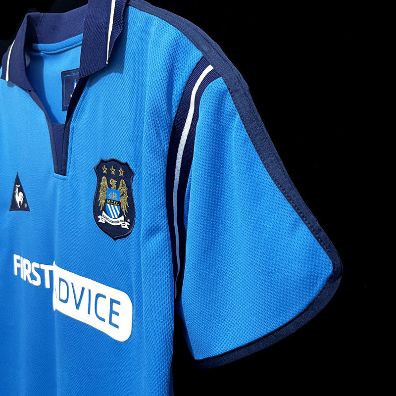 Manchester City Maillot Domicile Retro 02/03
