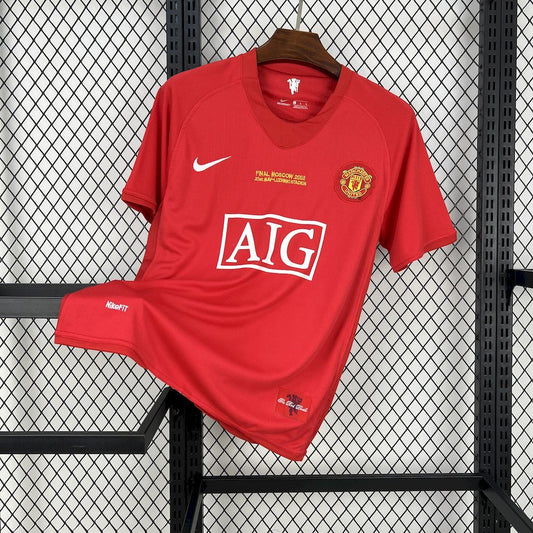 Manchester United Maillot Domicile Retro 07/08
